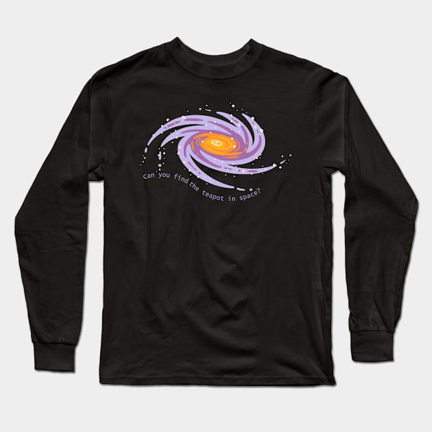 Spot the teapot Long Sleeve T-Shirt by EPAtheist